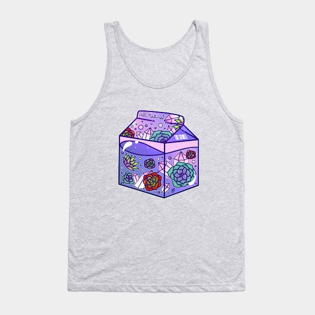 Crystal Succulent Carton Tank Top by heysoleilart